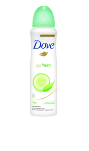 Dove Go Fresh Cucumber&Green Tea deodorant ve spreji 150ml