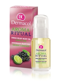Dermacol Aroma Ritual antistresový tělový olej hrozny s limetkou