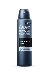 Dove Men+ Care Invisible Dry deodorant ve spreji 150ml