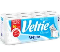 Veltie Classic White toaletní papír 2 vrstvy 16 rolí