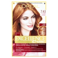 L'Oréal Paris Excellence Crème blond měděná zlatá 7.43