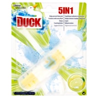 Duck 5v1 závěsný čistič WC s vůní limetka 41g