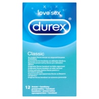 Durex Classic easy-on kondomy s lubrikantem 12 ks