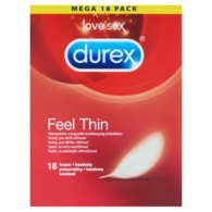 Durex Feel Thin kondomy 18 ks