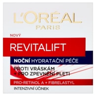 L'oréal Paris Revitalift Noční hydratační péče proti vráskám + pro zpevňení pleti 50ml