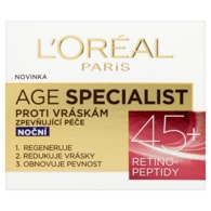 L'Oréal Paris Age Specialist Zpevňující noční krém proti vráskám 50ml