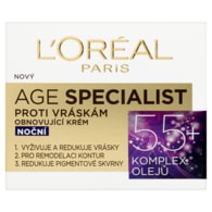 L'Oréal Paris Age Specialist Obnovující noční krém proti vráskám 50ml