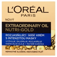 L'Oréal Paris Extraordinary Oil Nutri-Gold Rozjasňující noční krém s intenzitou masky 50ml
