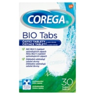 Corega Bio Tabs čistící tablety na zubní náhrady 30 ks