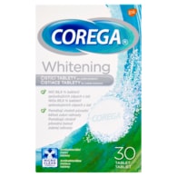 Corega Whitening čistící tablety na zubní náhrady 30 ks