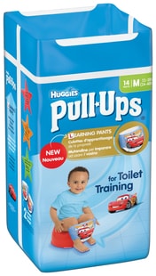 Huggies Pull-Ups 11-18kg 14ks chlapci - tréninkové kalhotky
