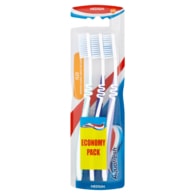 Aquafresh Flex Medium zubní kartáček 3 ks