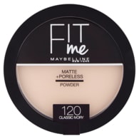 Maybelline New York Fit Me Matte + Poreless 120 Classic Ivory pudr 14g