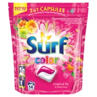 Surf Color Tropical 2v1 kapsle na praní 14 praní