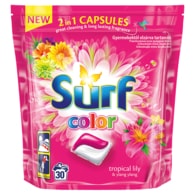 Surf Color Tropical 2v1 kapsle na praní 30 praní