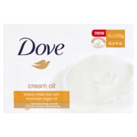 Dove Cream Oil krémová tableta na mytí 4 x 100g