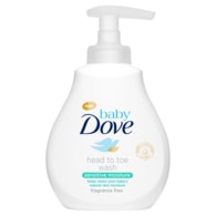 Baby Dove Sensitive Moisture Mycí gel na celé tělo i vlásky 200ml