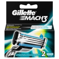 Gillette Mach3 Náhradní Hlavice k Pánskému Holicímu Strojku 2 Ks