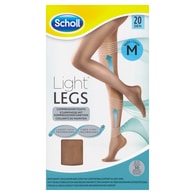 Scholl Light Legs Kompresní punčochové kalhoty Nude M 20 DEN