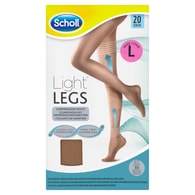 Scholl Light Legs Kompresní punčochové kalhoty Nude L 20 DEN
