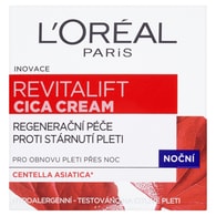 L'Oréal Paris Revitalift Cica Cream noční regenerační péče proti stárnutí pleti 50ml