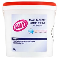 Savo do bazénu Chlorové tablety MAXI 3v1 5kg