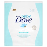 Baby Dove Sensitive Moisture vlhčené ubrousky 4 x 50 ks